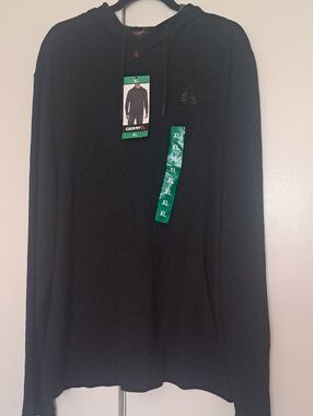 Gerry Weber Black Hooded Long Sleeve Pullover XL